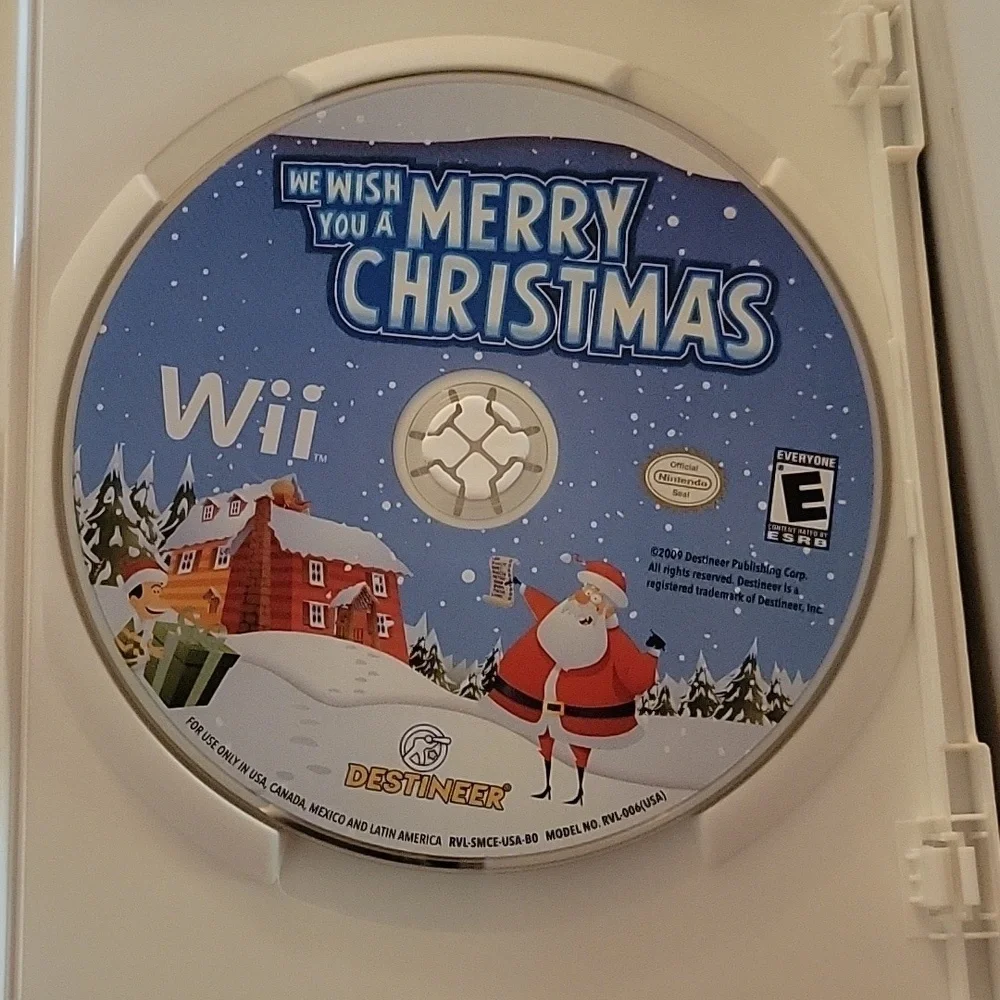 We Wish You A Merry Christmas - Wii Game No Visable Stratches Original Case